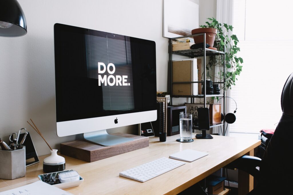Do more ! Message sur écran d'ordinateur